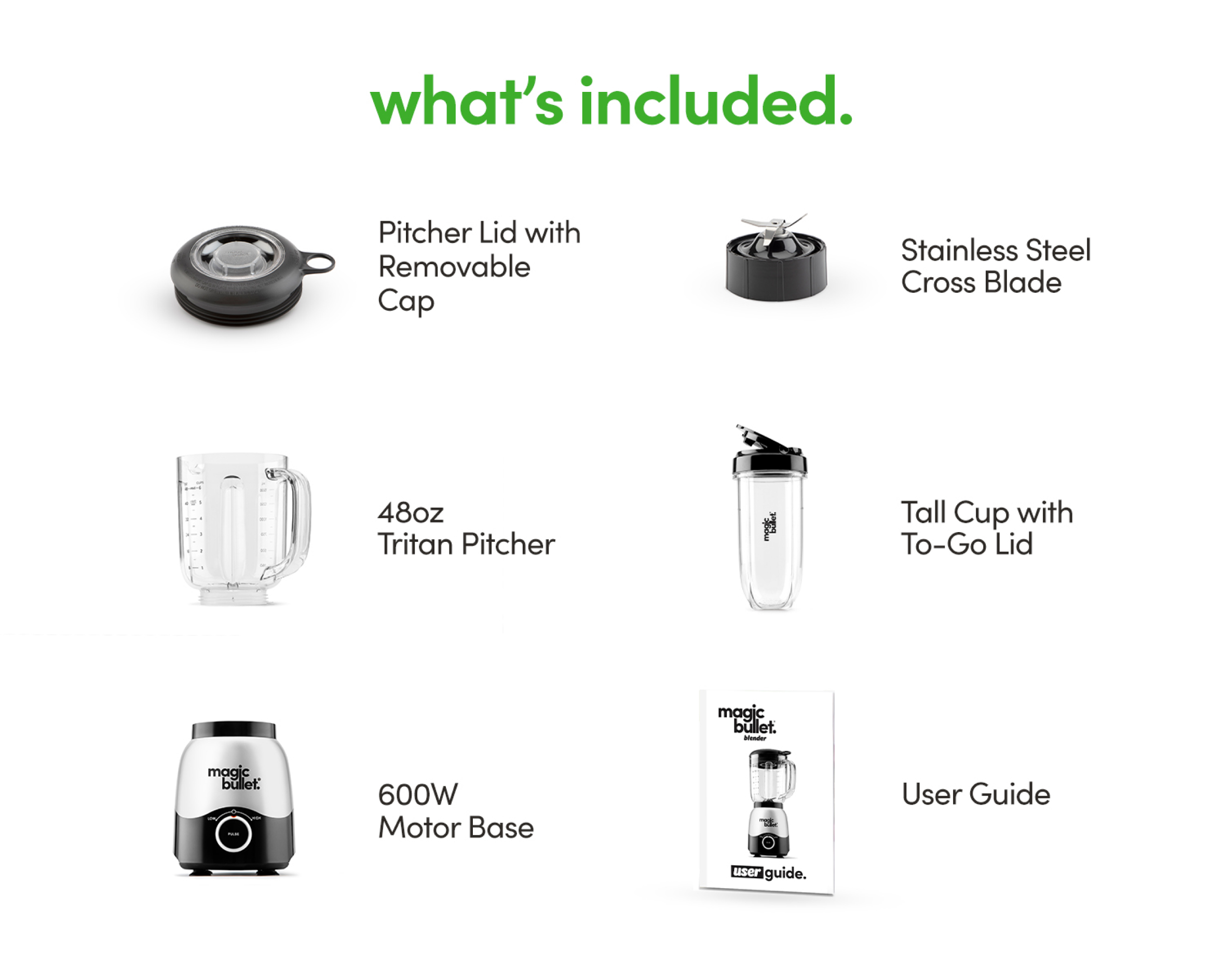 magic bullet full-sized blender